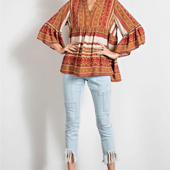 NEW Easel Tunic Blouse - Picture 3 of 14